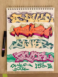 Image 1 of Name sketch - Physical Sketch + Front of the Line