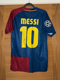 Image 1 of Lionel Messi signed Barcelona shirt 26626