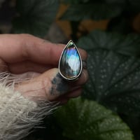 Image 1 of Labradorite Ring~Size 7