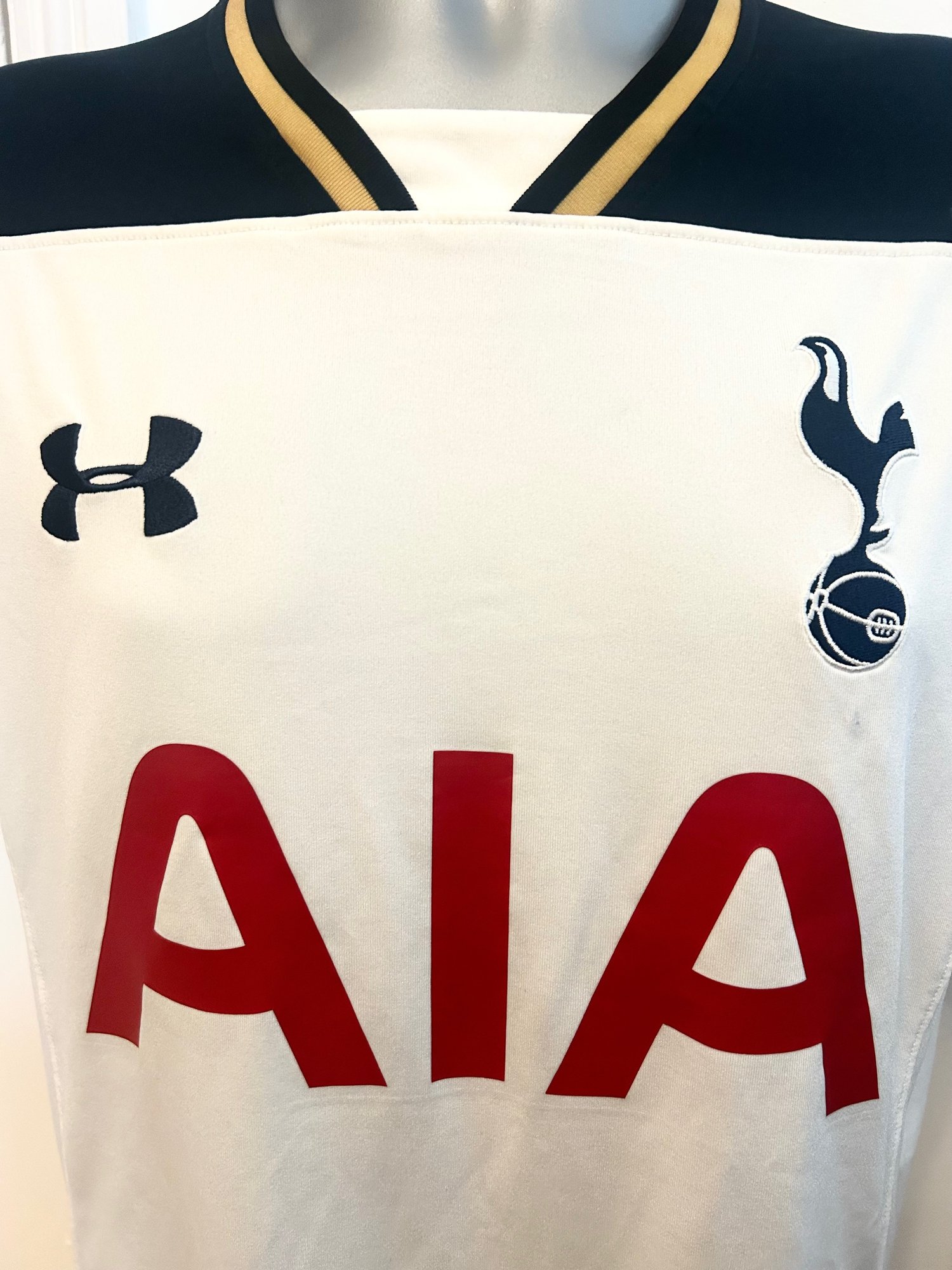 Image of Tottenham Hotspur “KANE 10” 2016/17 Home Shirt + UCL patches (S)