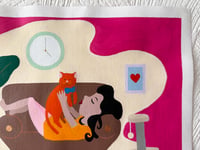 Image 3 of Cat Person Painting