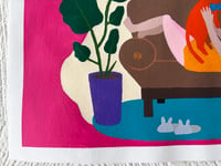 Image 4 of Cat Person Painting