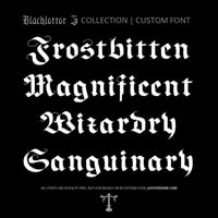 Image 6 of Fraktur Fat (1 style) - Custom Font