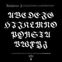 Image 2 of Fraktur Fat (1 style) - Custom Font
