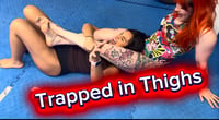 Image 1 of Nadia vs amber phoenix (trapped in thighs)