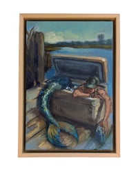 Image 2 of "I'm Cool" original oil painting 