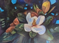 Image 1 of South Bloom Original Watercolor 