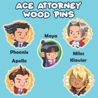 Image of Ace Attorney Wood Pins