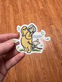 Courageous Pooh and Piglet Sticker