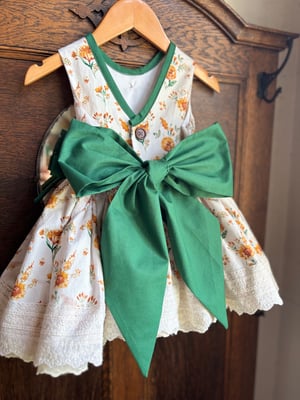 Image of Yellow Floral Fall Dress