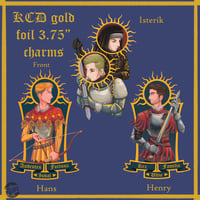 Image of KCD Gold Foil acrylic charms