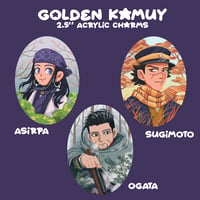 Image of Golden Kamuy acrylic charms