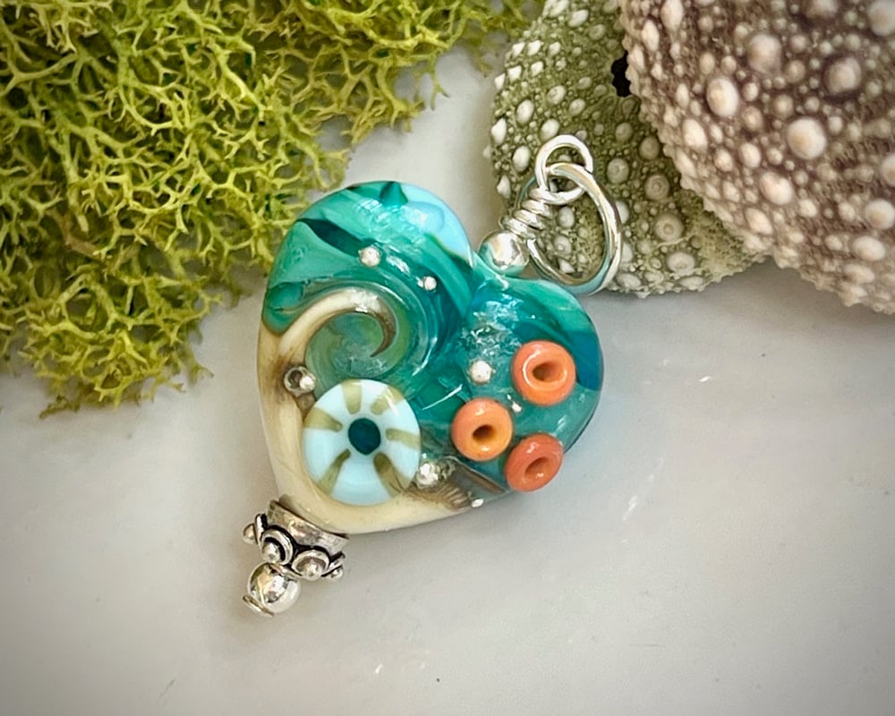 Image of Seaside Heart- Pendant