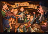 Image of KCDII Devil's Den mini print