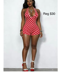 Red Dot Romper