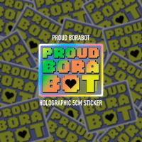 Image 1 of [STICKERS] Proud BoraBot 