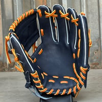 Image 2 of 11.5" Infielders Glove One-Piece Web (Navy)