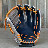 Image 2 of 12" H-Web Utility Glove (Grey & Navy)
