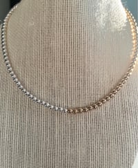 Image 2 of Silver and gold necklace 