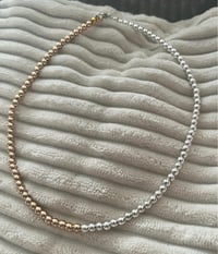 Image 4 of Silver and gold necklace 
