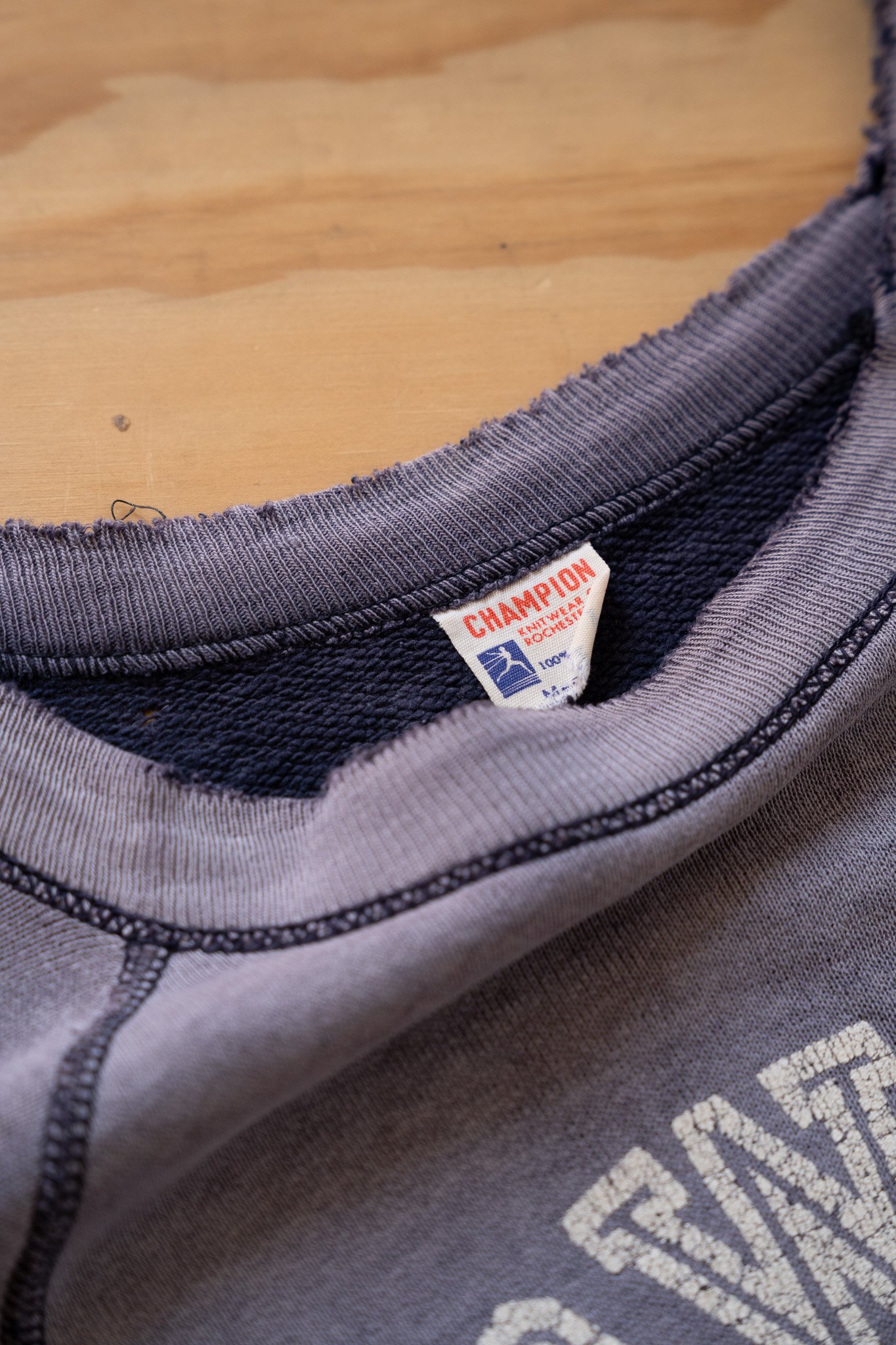 Image of Vintage Champion "Fowler House" Short Sleeve Raglan Sweatshirt