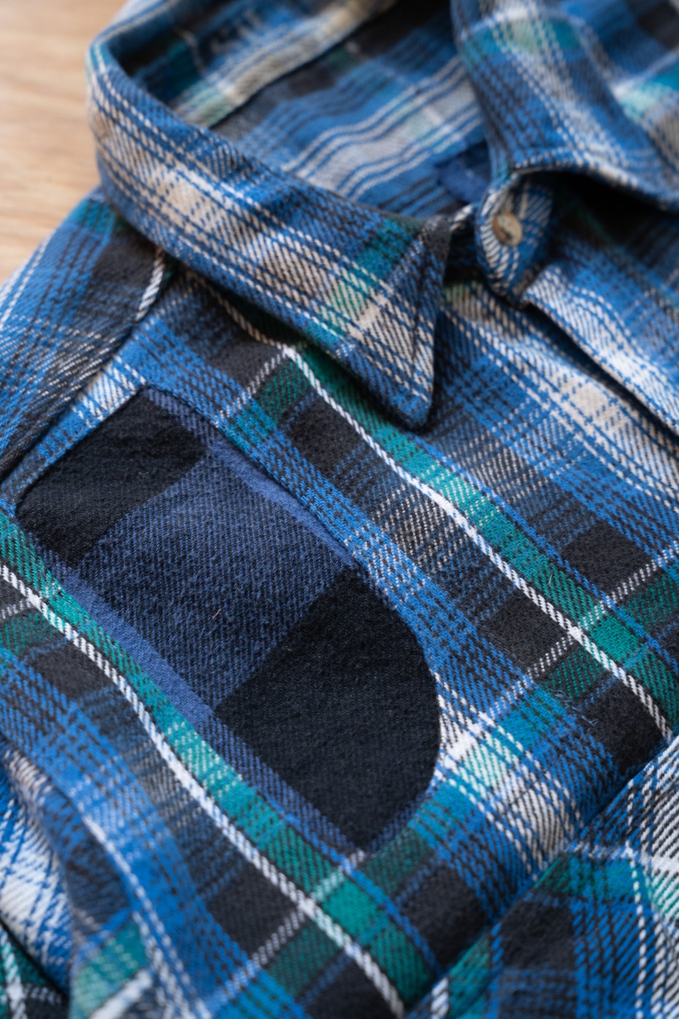 Image of [SAMPLE] Scarf Brothers Repaired Flannel