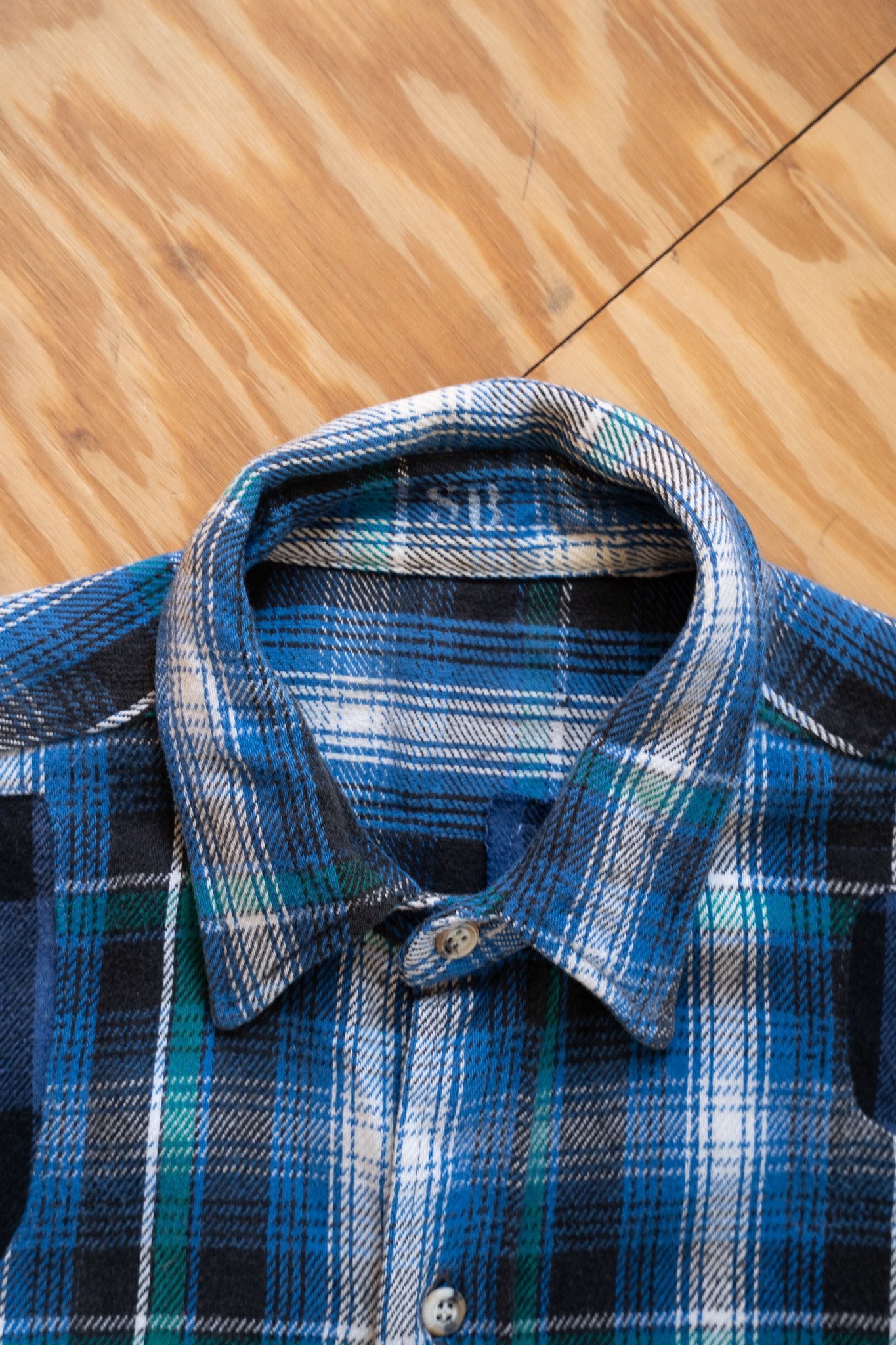 Image of [SAMPLE] Scarf Brothers Repaired Flannel