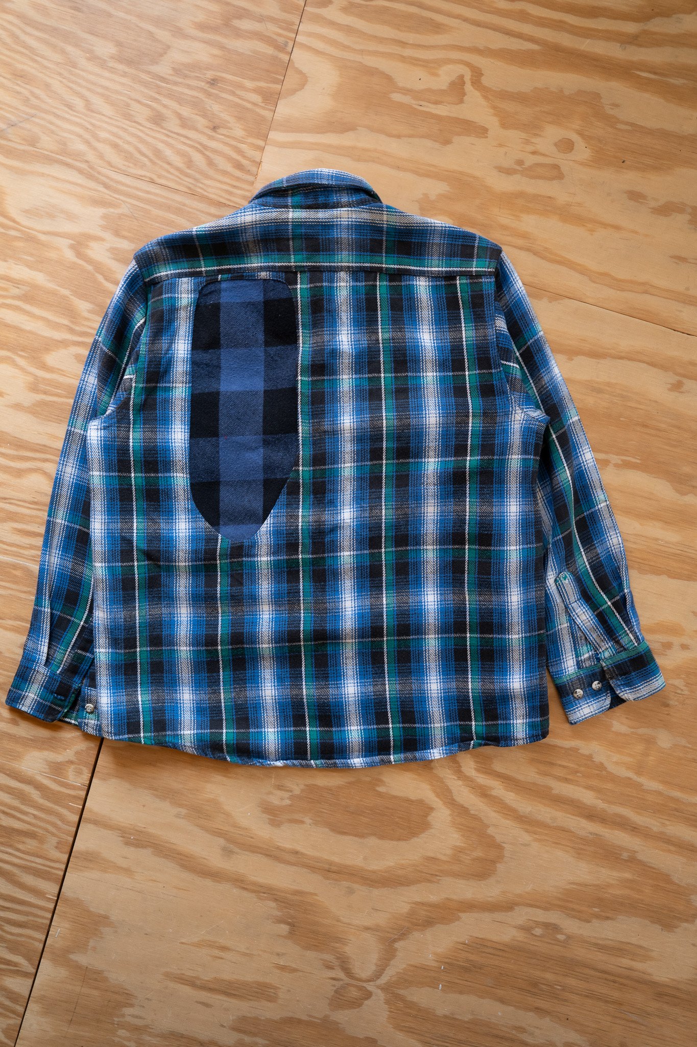 Image of [SAMPLE] Scarf Brothers Repaired Flannel