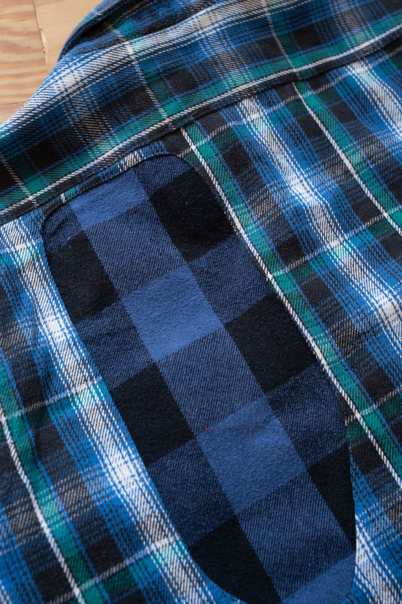 Image of [SAMPLE] Scarf Brothers Repaired Flannel