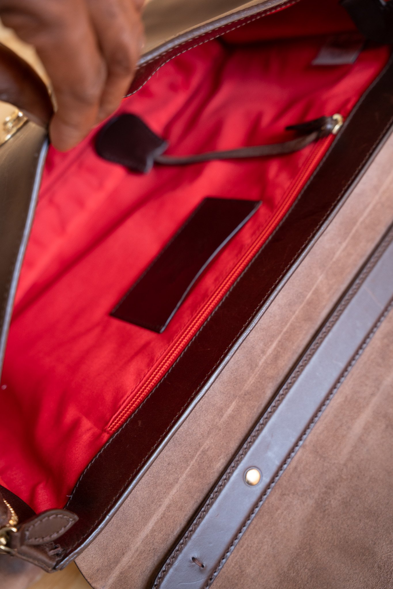 Image of Selleria Boldrini Tuscany Leather Briefcase