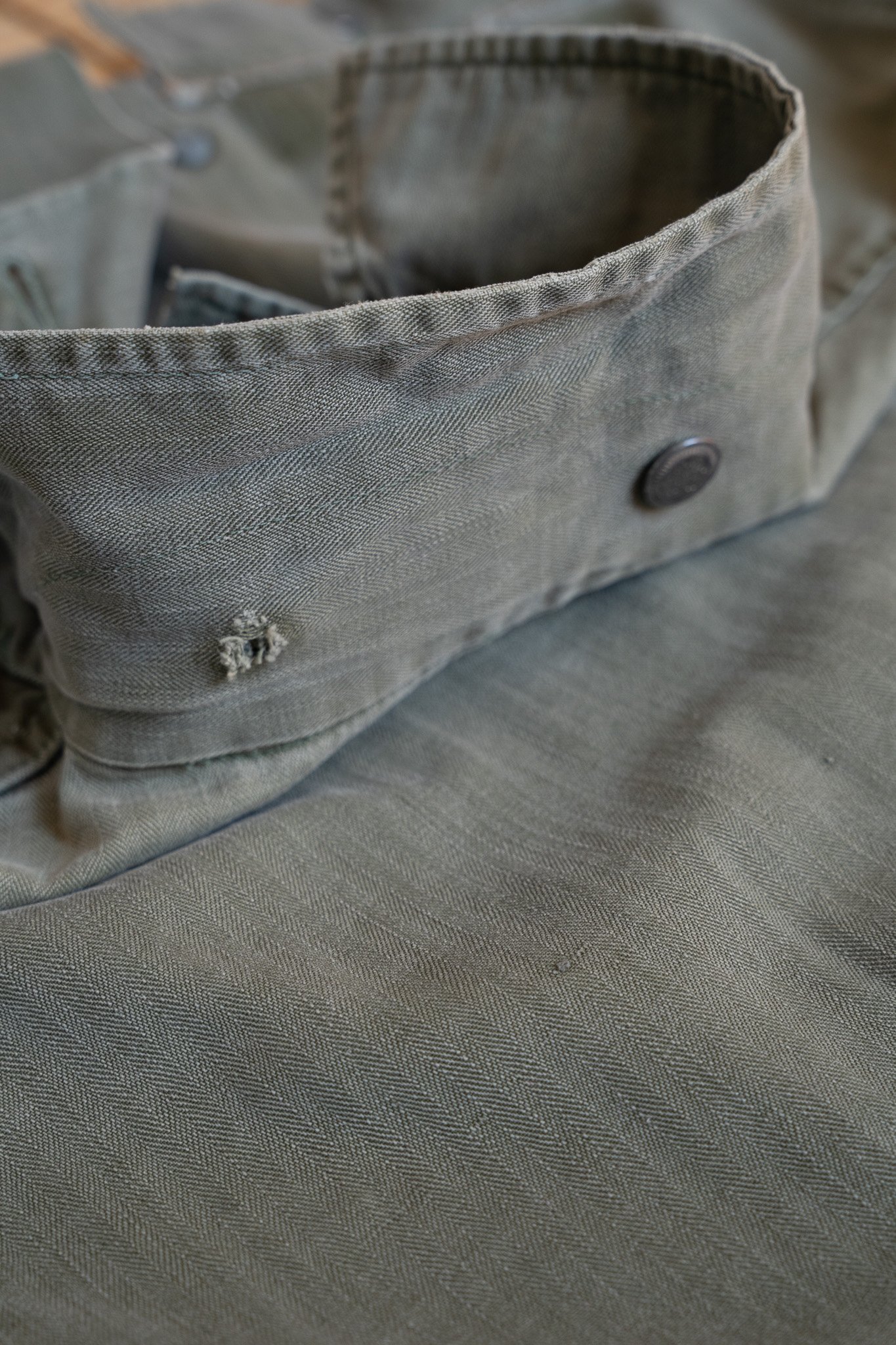 Image of 1950s U.S. Army HBT Utility Shirt