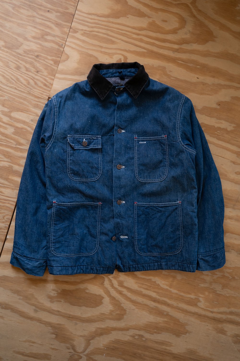 Image of Flannel-Lined Dee Cee Denim Chore Jacket