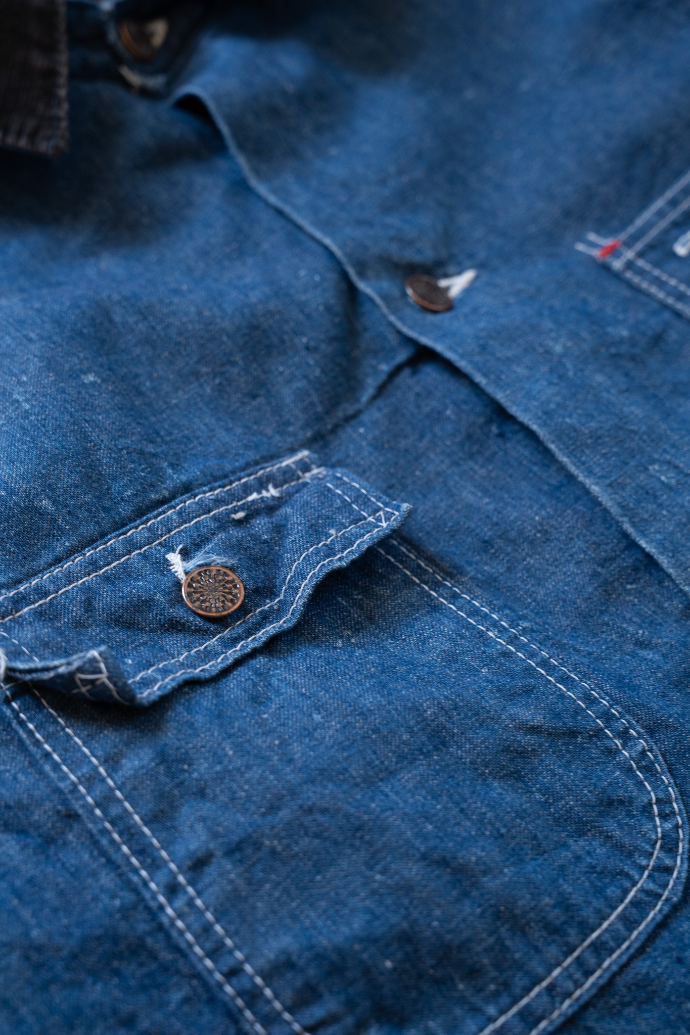Image of Flannel-Lined Dee Cee Denim Chore Jacket