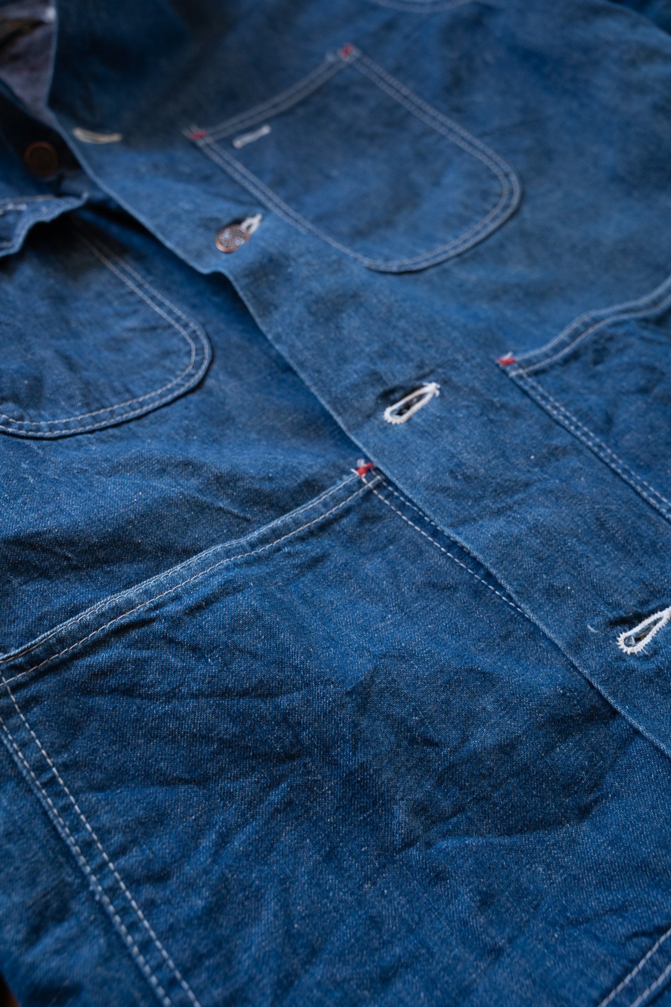 Image of Flannel-Lined Dee Cee Denim Chore Jacket