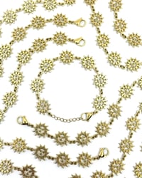 Image 1 of GOLD ORANGE SUNSHINE BRACELET