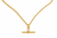 Image 1 of T-Bar Pendant Necklace