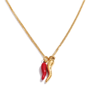 Red Chilli Pendant Necklace