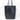 Soft Shopping Tote in black with black