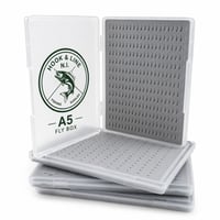 A5 Clear Plastic Fly Box