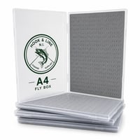 A4 Clear Plastic Fly Box