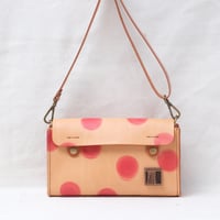 Image 1 of Two-way Sling red orange dots