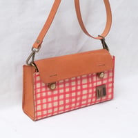 Image 2 of Two-way Sling red orange grid