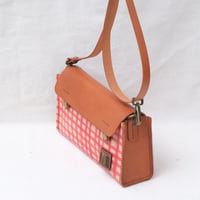 Image 5 of Two-way Sling red orange grid