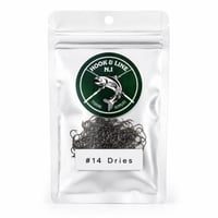 Image 2 of Dry Fly Hooks - Pack of 100 (Barbless)