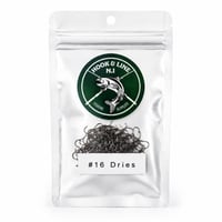 Image 3 of Dry Fly Hooks - Pack of 100 (Barbless)