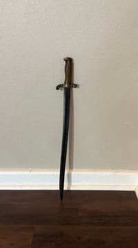 Image 1 of Civil War (USA) Navy Bayonet w/Yataghan Blade