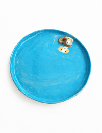 Assiette chien Narcisse 