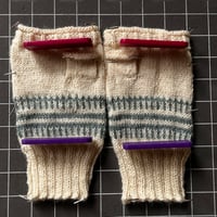 Image 20 of Scottish Artisan Hand Knitted Wrist Warmers in Birlinn Yarn