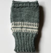 Image 11 of Scottish Artisan Hand Knitted Wrist Warmers in Birlinn Yarn