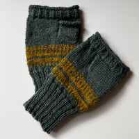 Image 9 of Scottish Artisan Hand Knitted Wrist Warmers in Birlinn Yarn